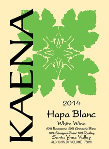 2014 Hapa Blanc