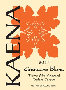 2017 Grenache Blanc