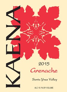 2015 Santa Ynez Valley Grenache
