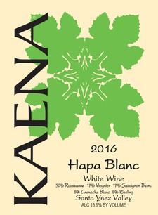 2016 Hapa Blanc