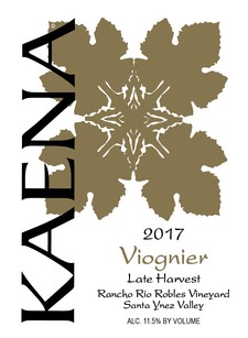 2017 Late Harvest Viognier