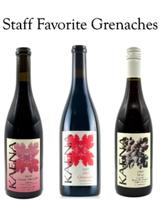 Kaena Staff Favorites Grenaches 3 Pack
